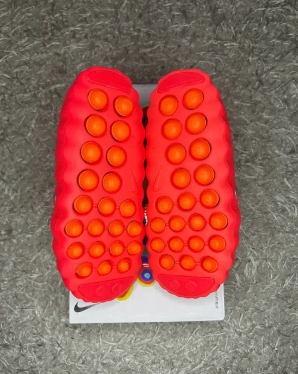 Nike Mind 001 Solar Red Slides